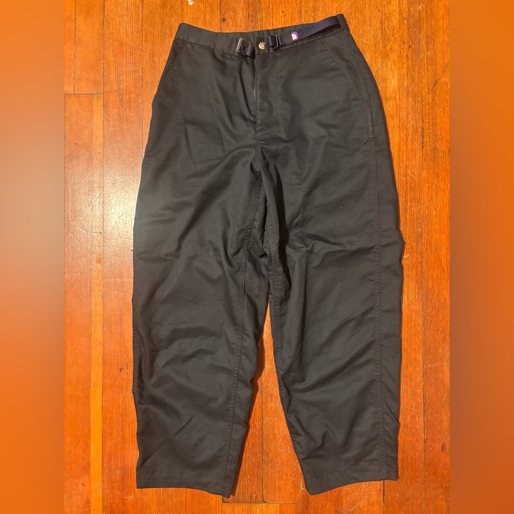 The North Face purple label Black barrel leg Pants